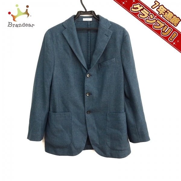 良品>BOGLIOLI ボリオリ / COAT コート ネイビー ジャケット サイズ50