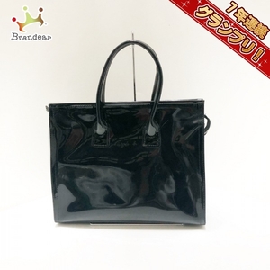 アニエスベー agnes b ハンドバッグ - PVC(塩化ビニール) 黒 美品 バッグ