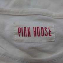 ピンクハウス PINK HOUSE 長袖Tシャツ サイズ　 - 白×黒×ブラウン 帽子 トップス_画像3