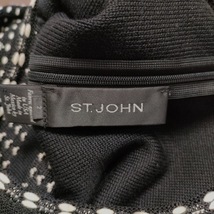 セントジョン ST.JOHN サイズ2 M - 黒×白 レディース クルーネック/半袖/ロング/ニット ワンピース_画像3