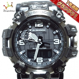 CASIO(カシオ) 腕時計■美品 G-SHOCK/MUDMASTER(マッドマスター) GWG-2000-1A1JF メンズ カーボン×樹脂/電波/タフソーラー ダークグレー