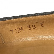 バリー BALLY パンプス 7 1/2 M - スエード 黒 レディース 靴_画像6