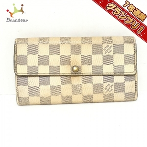 ルイヴィトン LOUIS VUITTON 長財布 N61735 ポルトフォイユサラNM2 ダミエキャンバス アズール CA5007 財布 ダミエ