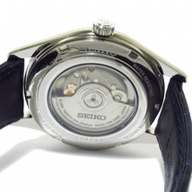 SEIKO(セイコー) 腕時計■美品 プレザージュ 6L35-00B0/SARA019 メンズ SS/琺瑯ダイヤル/裏スケ/革ベルト ダークネイビー_画像3