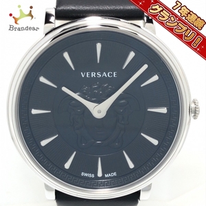 VERSACE(ヴェルサーチ) 腕時計■美品 - VE81 メンズ 黒