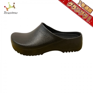  Birkenstock BIRKEN STOCK sandals 245 super Bill key polyurethane black lady's insole removal possible beautiful goods shoes 