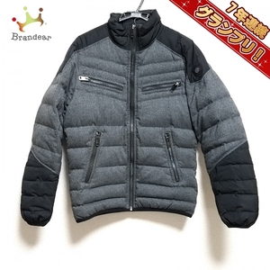 ディーゼル DIESEL ダウンジャケット サイズM - 黒×ダークグレー メンズ 長袖/冬 ジャケット