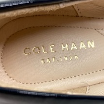 コールハーン COLE HAAN パンプス 8 B - エナメル（レザー） ダークネイビー レディース GRAND.OS/ウェッジソール 美品 靴_画像5