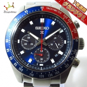 SEIKO(セイコー) 腕時計■美品 PROSPEX(プロスペックス) V192-0AH0/SBDL097 メンズ クロノグラフ ネイビー