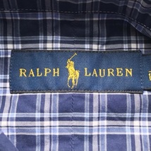 ラルフローレン RalphLauren 長袖シャツ サイズXS - ネイビー×ブルー×白 メンズ チェック柄 トップス_画像3