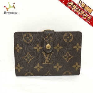 ルイヴィトン LOUIS VUITTON 2つ折り財布 M61663 フレンチパース モノグラム・キャンバス×モノグラム・キャンバス ×クロスグレインレザー