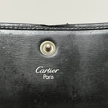 カルティエ Cartier コインケース パンテール レザー 黒 財布_画像4