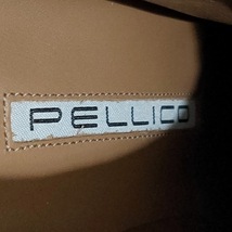 ペリーコ PELLICO ショートブーツ 38 1/2 - レザー 黒 レディース 型押し加工 靴_画像6