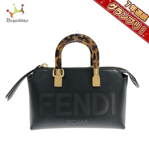 フェンディ FENDI ハンドバッグ 8BS067 ミニバイザウェイ レザー 黒 バッグ