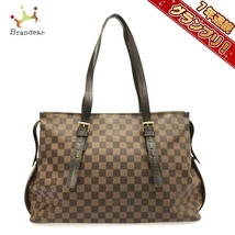 ルイヴィトン LOUIS VUITTON ショルダーバッグ N51119 チェルシー ダミエキャンバス エベヌ TH0060 バッグ ダミエ_画像1