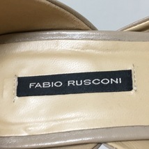 ファビオルスコーニ FABIO RUSCONI パンプス 37 1/2 - レザー グレーベージュ レディース オープントゥ 靴_画像5