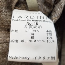 ラルディーニ lardini サイズ50 - ベージュ×マルチ メンズ 長袖/春/秋 ジャケット_画像4