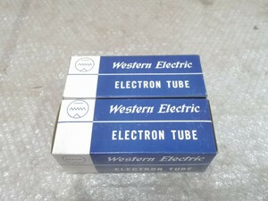 [ジャンク扱い 真空管 2個セット 元箱付き] Western Electric 300B