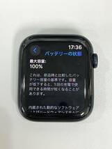 【中古 美品】Apple Watch SE 第2世代 44mm GPSモデル ミッドナイトアルミニウムケース/レッドスポーツバンド MNLC3J/A+MP7J3FE/A_画像9