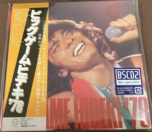 CD 西城秀樹 BIG GAME HIDEKI '78 アルバム