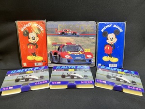 『新品未使用 当時物 色鉛筆・クレヨン 5set ミッキーマウス ポルシェ 三菱鉛筆 MITSUBISHI 』