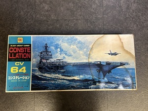 『未開封 絶版 当時物 大滝製作所 オオタキ 1/800 アメリカ海軍 航空母艦 CV64 コンステレーション 箱汚れ有り』