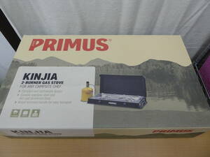 ☆ プリムス キンジャ PRIMUS KINJIA カートリッジガスこんろ 分離型 二口 P-CKJ-2 キャンプ アウトドア 未使用品 1円スタート ☆