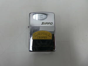 ☆ ZIPPO ジッポー CAMEL TROPHY シルバー ライター 喫煙具 ジャンク品 中古品 1円スタート ☆