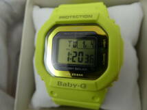 ☆ Baby-G ベイビージー BGD-5000MD イエロー 黄色 腕時計 箱付き 動作品 中古品 1円スタート ☆_画像4