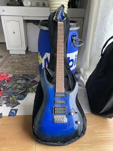 エレキギター AriaproⅡ MACシリーズ アリアプロ2 マックシリーズ 青 ブルー ギター