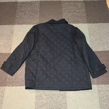 別注 MATSUFUJI Wool Quilted Knit Collar Coat size 2《マツフジ》ウール キルティング ニット カラー コート_画像4