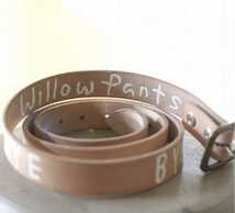 Willow Pants × ROOSTERKING&Co. BYE BYE Leather Belt size FREE 《ウィローパンツ × ルースターキング》 レザー ベルト NATURAL _画像10
