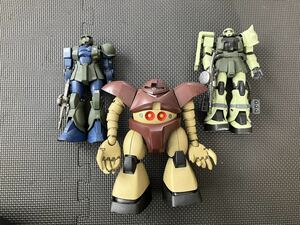 機動戦士ガンダム プラモデル MS-06F ザクⅡ MS-05B ザクⅠ MSM03 ゴッグ 3体セット バンダイ BANDAI 現状品 大量 整理品 委託出品 