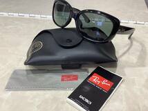 11531 1円～ レイバン B&L Ray-Ban ブラック 黒 RB4101F 601/71 58□17 135 3N 一般中古品_画像1