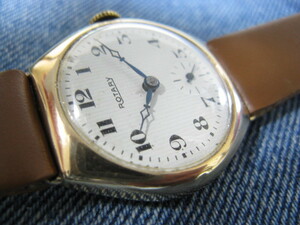1971年製 ROTARY ロータリー 9K金無垢 ブリティッシュウォッチ 英国アンティーク手巻腕時計 稼働美品 注油済み