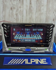 アルパイン 高音質 CD MD DSP/HEAD UNIT MDA-W759JS イルミネーション イコライザー グライコ DHE LPS 旧車 昭和 ALPINE