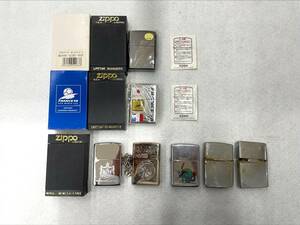 #6241A Zippo ジッポ ライター あしたのジョー　 サッカー ワールドカップ ルパン三世　限定品 等 7点セット未開封含む ケース付き 保管品