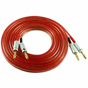 * Nakamichi Nakamichi banana plug ×4 = banana plug ×4 gilding original copper connection cable LR for 3m[ free shipping ]