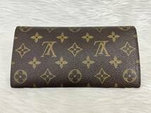 LOUIS VUITTON ルイヴィトン M61723 ポルトモネ クレディ モノグラム 長財布 二つ折り_画像2