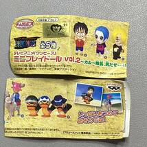 ★バンプレスト　「ワンピース　ミニプレイドール　Vol.２　全５種コンプリートセット」　※2002年当時もの　新品未開封_画像2