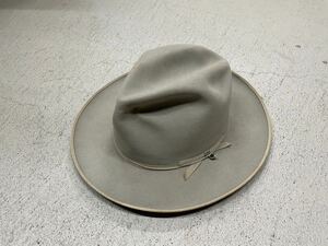 ビンテージ ビーバーハット bradford ltd アメリカ製 7 1/4 ステットソン stetson ストラトライナー 50s 60s ビーバーフェルト