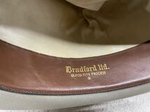 ビンテージ ビーバーハット bradford ltd アメリカ製 7 1/4 ステットソン stetson ストラトライナー 50s 60s ビーバーフェルト_画像6