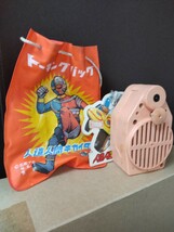 マスダヤ新品キカイダー トーキング バッグ ジロー東映レトロ ポピニカ タカトク サイドマシーン ソフビ パチ無版権ポピー面取れマスク着脱_画像1