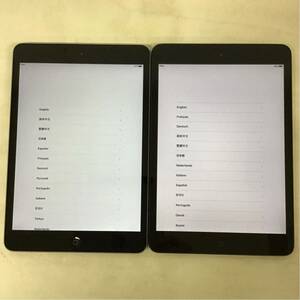 70 【画面焼けあり】Apple iPad iPad mini 第1・第2世代 64GB Wi-Fi モデル 2点セット (60)