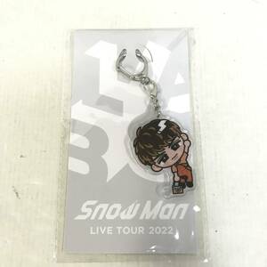 19　SnowMan スノーマン LIVE TOUR 2022 アクリルキーホルダー 向井 中古品