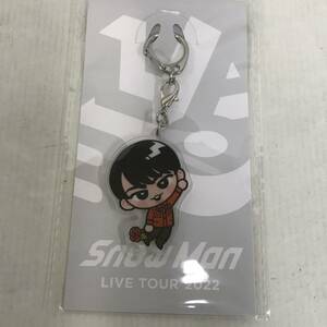 19　SnowMan スノーマン LIVE TOUR 2022 アクリルキーホルダー 宮舘 中古品