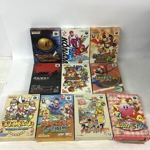 25【ジャンク品】Nintendo64 星のカービィ スーパーマリオパーティー マリオテニス64 他 まとめ (80)