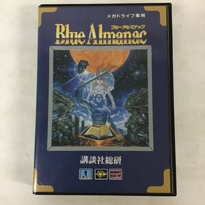 25【ジャンク品】MD メガドライブ ソフト ブルーアルマナック (60)