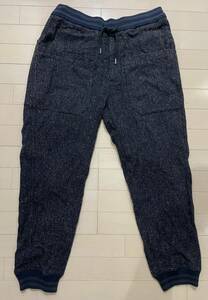 PERMANET UNION（パーマネントユニオン）　Relax Wool Rib Pant　リラックスウールリブパンツ　サイズXL