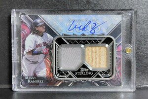 【Manny Ramirez】Topps Sterling Relic Auto 25シリ マニー ラミレス ジャージ バット 直筆サイン